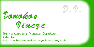 domokos vincze business card